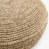 Tidal Occasional Indoor and Outdoor Rattan Floor Pouf & Side Table