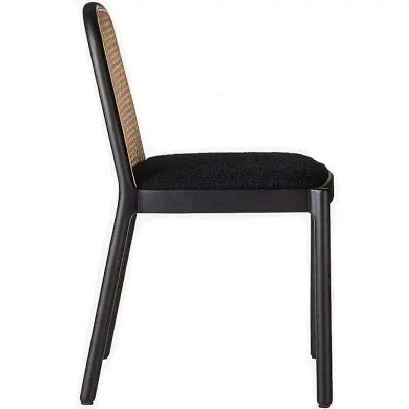 Tonnara Nordic Rattan & Wood Dining Chair