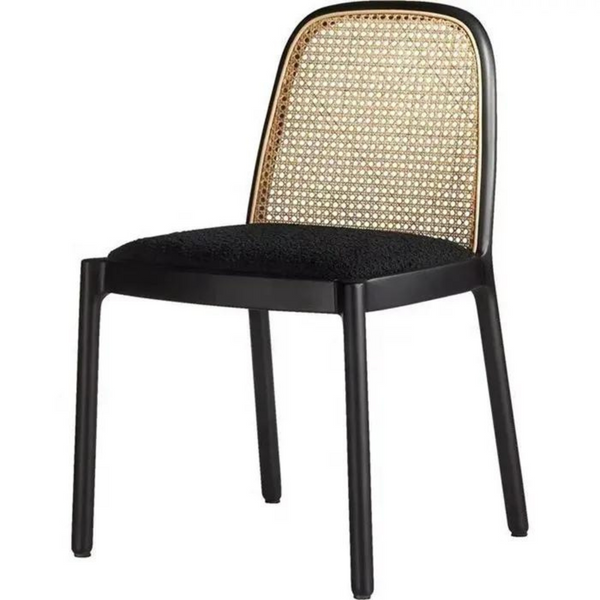 Tonnara Nordic Rattan & Wood Dining Chair