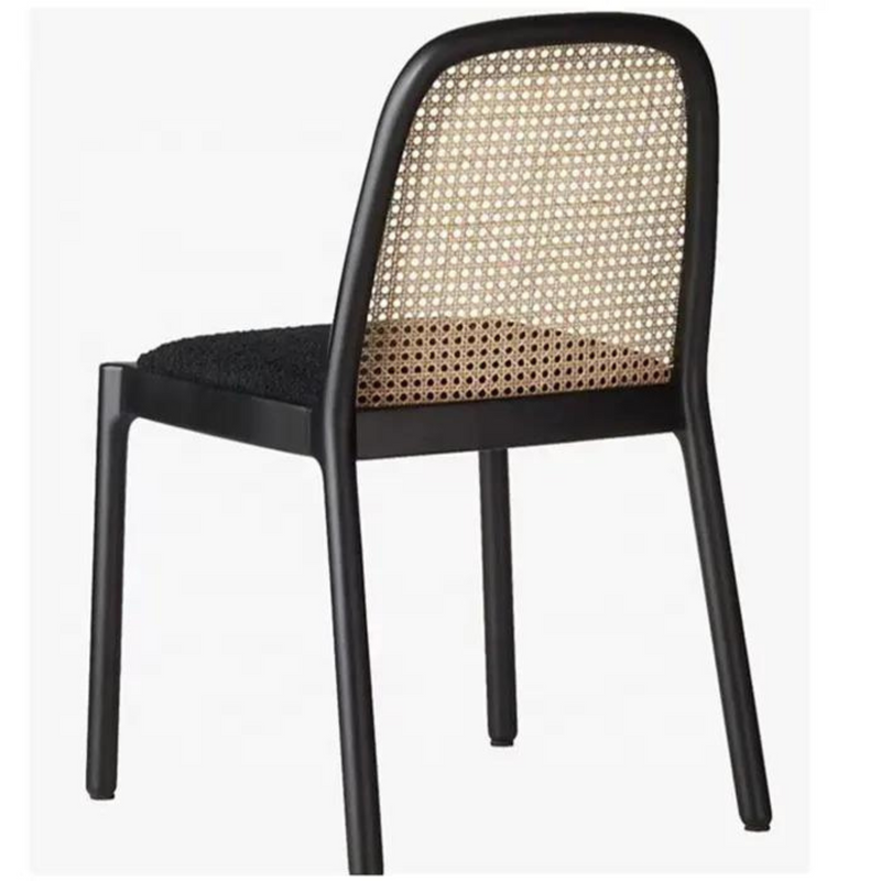 Tonnara Nordic Rattan & Wood Dining Chair