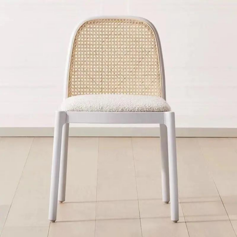 Tonnara Nordic Rattan & Wood Dining Chair