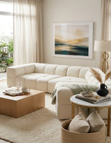 Tribute Shell 2-Piece Modular Sofa | Sandstone