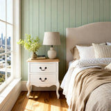 The Seine Bedside Table with Drawers
