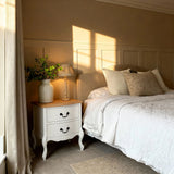 The Seine Bedside Table with Drawers