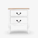 The Seine Bedside Table with Drawers