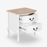 The Seine Bedside Table with Drawers