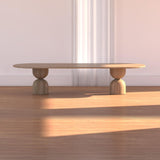 Baobab Oval Wood Dining Table - Ready to Ship