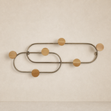 Angelo sculptural wall piece in a warm beige studio
