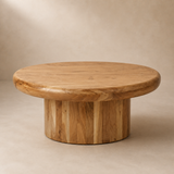 Arlo Low-Profile Coffee Table — Elara beige studio