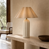 Aspen Resin Lamp Ivory in a premium Mediterranean interior