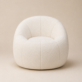Aspen Teddy Chair — Elara beige studio