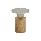 Assisi Marble & Timber Side Table original CTC product image
