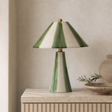 Athol Ceramic Lamp Natural in a premium Mediterranean interior
