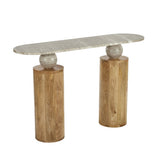Original CTC product image of the Avellino Marble Console Table