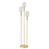 Original CTC product image of Bruno metal and glass floor lamp