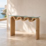 Byron Coastal Console — low-angle lifestyle