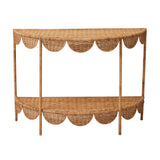 Original CTC product image of Capua Rattan and Oak Console Table