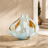 Caspian Glass Vase — premium Mediterranean lifestyle