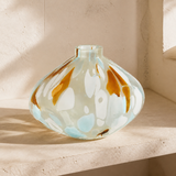 Caspian Glass Vase — rear three-quarter lifestyle