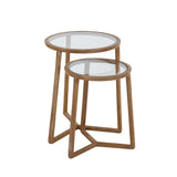 Original CTC product image of Castello Oak Nesting Tables set of two
