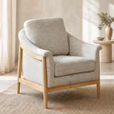 Catania Velvet Accent Chair in a premium Mediterranean interior