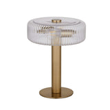 Original CTC reference image of Deluca metal and glass lamp in gold