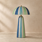 Eden Ceramic Lamp Multi in warm beige Elara studio
