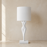Elle Table Lamp in warm beige Elara studio