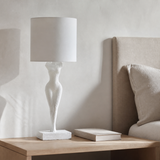 Elle Table Lamp in a European minimalist bedroom
