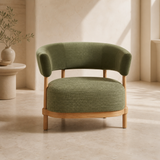 Emerald Sovereign Chair in a premium Mediterranean interior