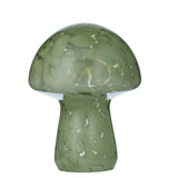 Mushroom Glass LED Lamp Green — designer table lamp for bedroom and living room