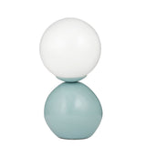 Terra Metal Lamp Pale Blue — designer table lamp for bedroom and living room