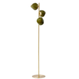 Stella Glass/Metal Floor Lamp Black — designer floor lamp for living room and bedroom