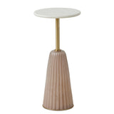 Merida Marble and Gold Side Table — original CTC product image