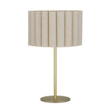 Sombra Metal Lamp Gold/Natural — designer table lamp for bedroom and living room