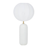 Shelton Ceramic Lamp White — designer table lamp for bedroom and living room