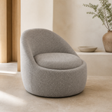 Fenice Curved Chair in a European minimalist interior