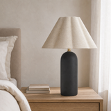 Florence Ceramic Lamp in a minimalist European bedroom