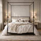 Florentine Regal Canopy Bed - King & Super King Ready to Ship