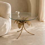 Ibiza Rattan & Iron Side Table — premium Mediterranean lifestyle