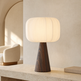 Kessler Ceramic Table Lamp Natural in a premium Mediterranean lounge