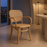 Laguna Atelier Bentwood Chair in a European blue-hour interior