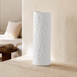Malmo Small white ceramic luminary in a premium Mediterranean interior