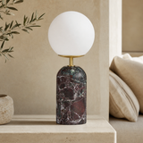 Marino marble lamp in a premium Mediterranean interior