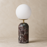 Marino marble lamp in a warm beige Elara studio