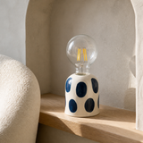 Marley ceramic battery lamp from an alternate Mediterranean angle