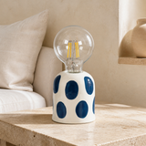 Marley ceramic battery lamp in a premium Mediterranean interior