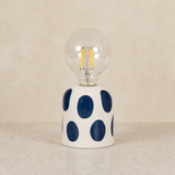 Marley ceramic battery lamp in a warm beige Elara studio