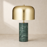 Massa Marble/Metal Lamp — warm beige studio view