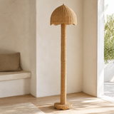 Mia floor lamp from an alternate angle in a coastal interior